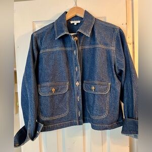 Albaray Dark Blue Denim Jacket (Also have matching skirt for sale!)